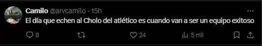 ¿Se cayó su ídolo? La declaración de Simeone que decepcionó a la afición del Atlético de Madrid 