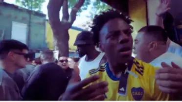 (Video) Speed se viste de Xeneize: La 12 y el streamer, una alianza inesperada